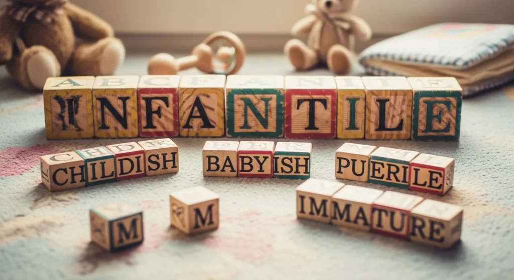 synonyms-for-infantile