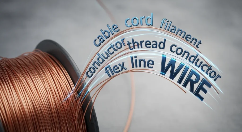 Synonyms for Wire