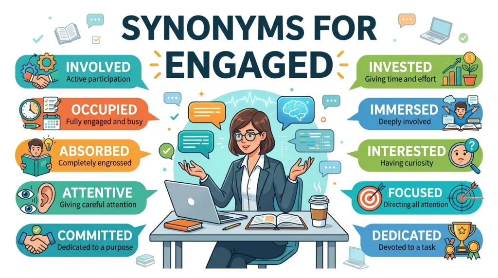 Synonyms of Engaged
