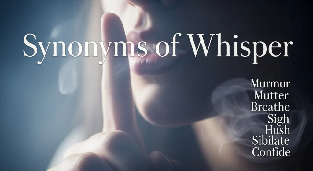 Synonyms of Whisper
