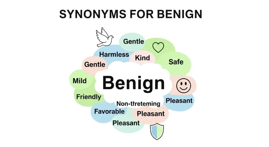 synonyms for benign