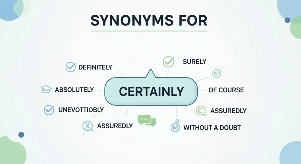 synonyms for certainly