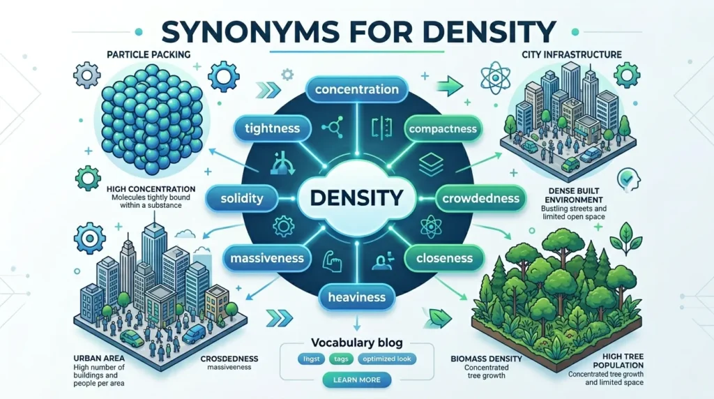 synonyms for density