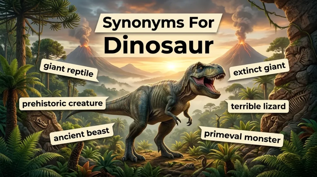 Synonyms For Dinosaur