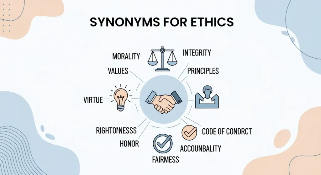 synonyms for ethics