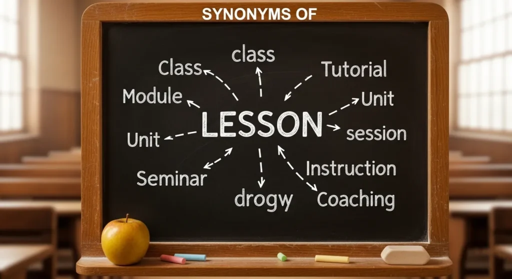 Synonyms For Lesson