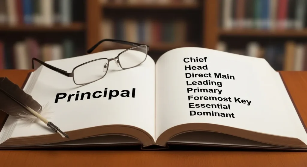 synonyms for principal