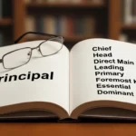 synonyms for principal