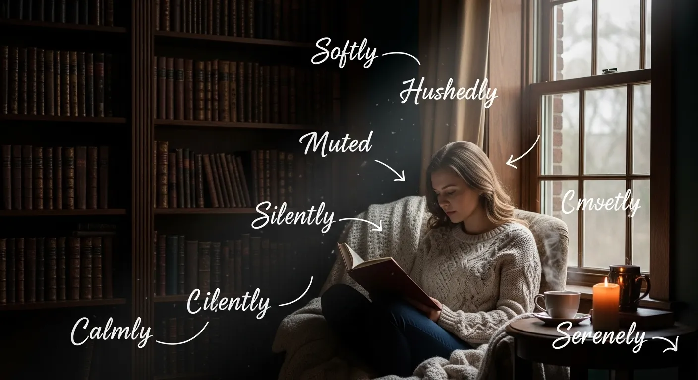 synonyms for quietly