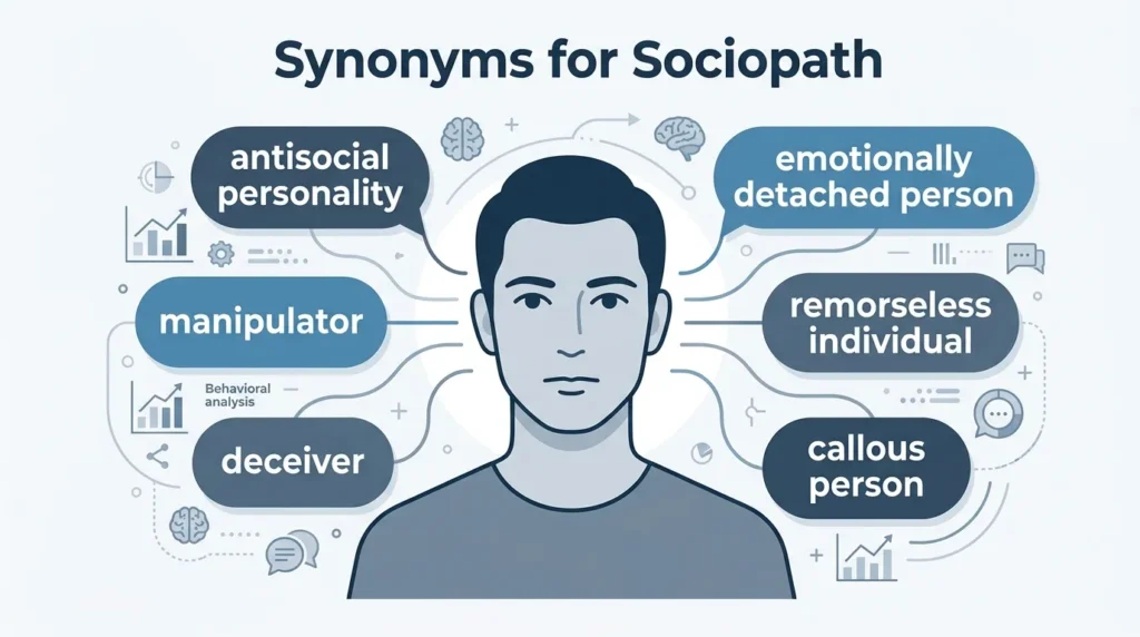 synonyms for sociopath