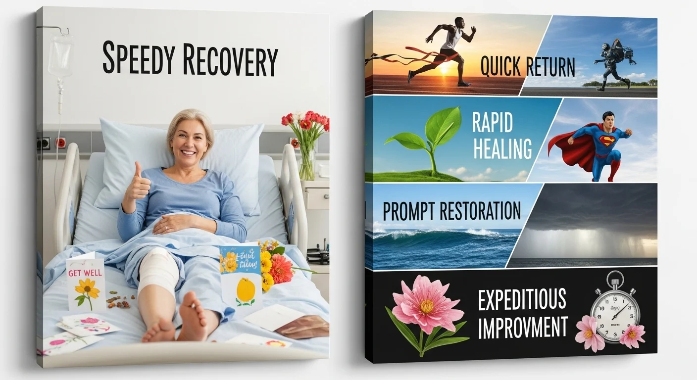 Synonyms for speedy recovery