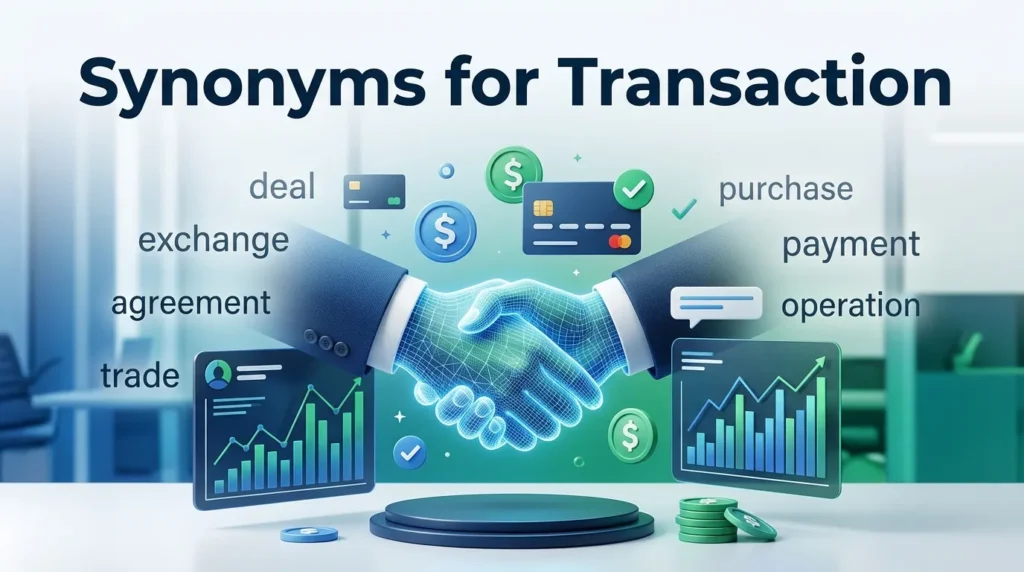 Synonyms for Transaction