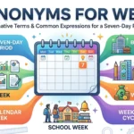 Synonyms for Week