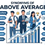 synonyms of above average