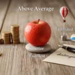 synonyms of above average