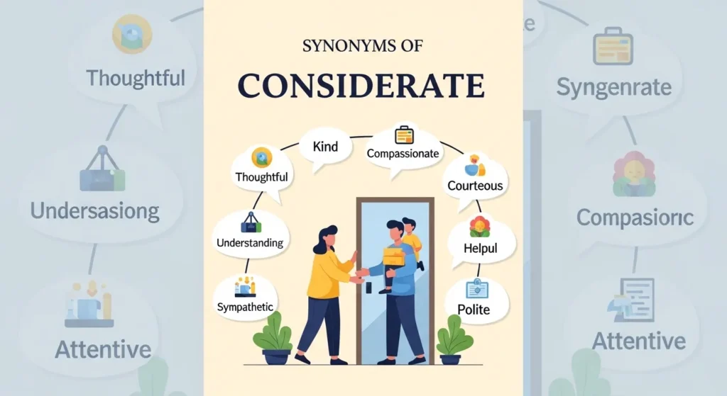 synonyms of considerate