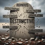 synonyms of destructive
