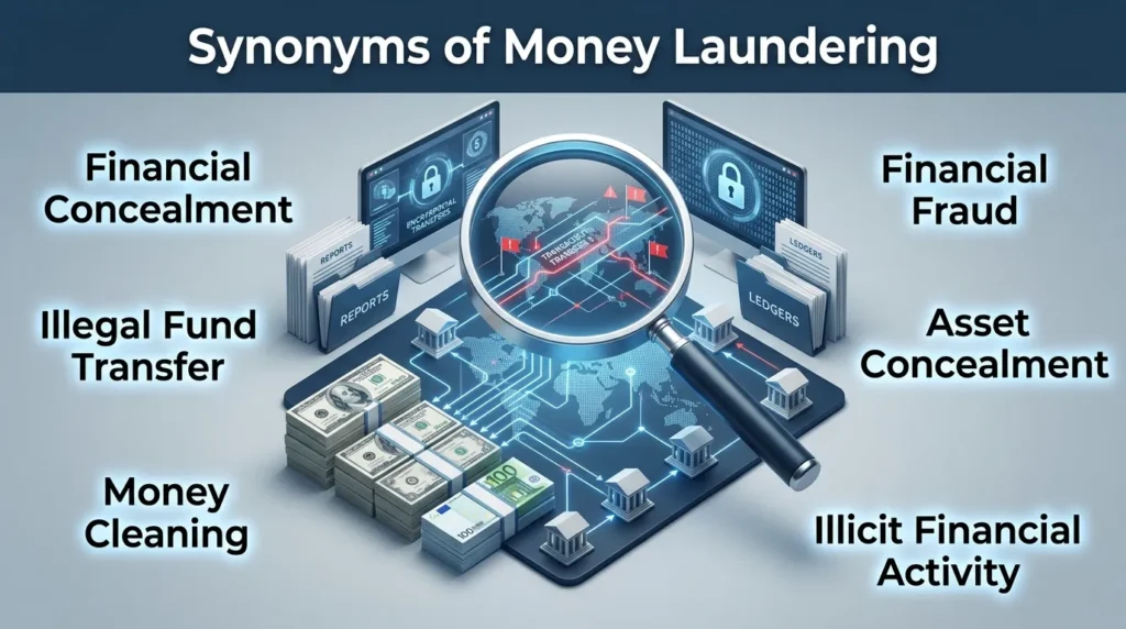synonyms of money laundering