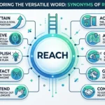 synonyms of reach