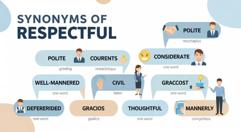 synonyms of respectful