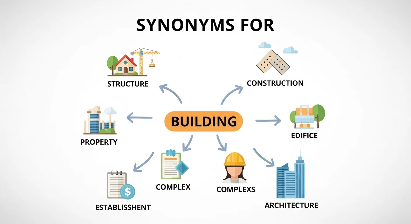 Synonym For Creating Synonyms for Building; 50 Alternatives to Improve Vocabulary