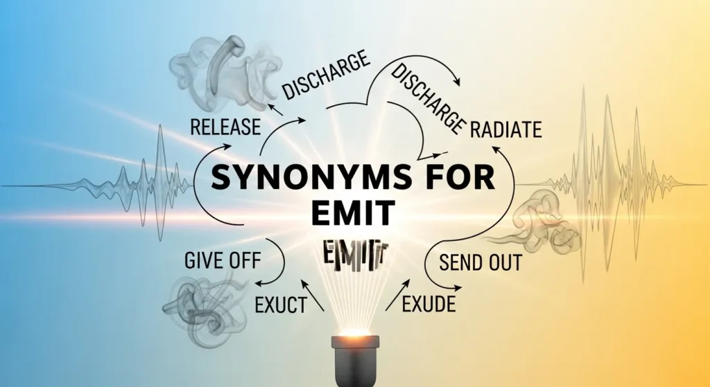 synonyms for emit