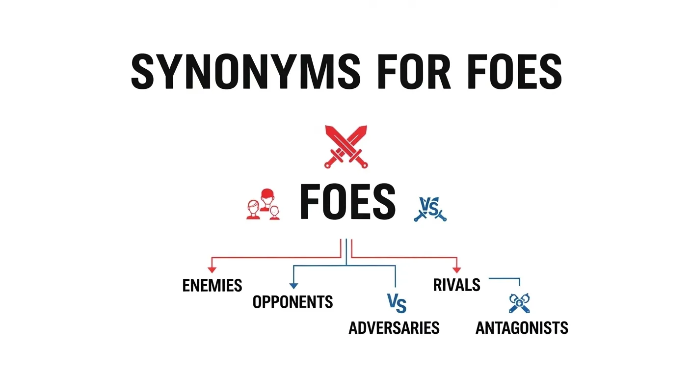 synonyms for foes
