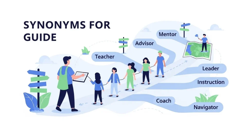 synonyms for guide