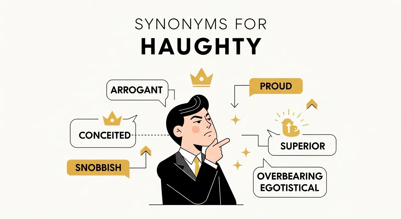 synonyms for haughty