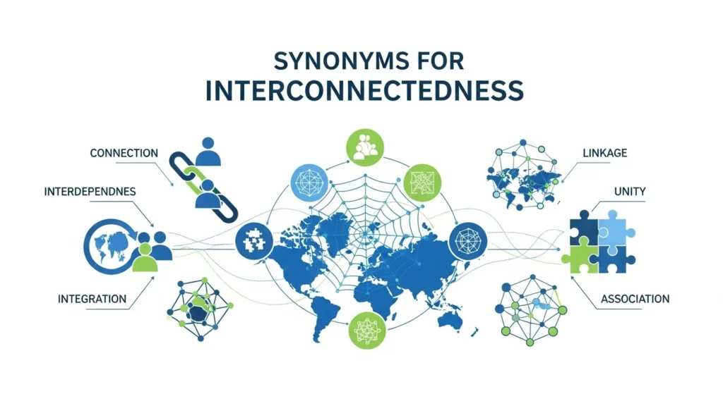 synonyms for interconnectedness