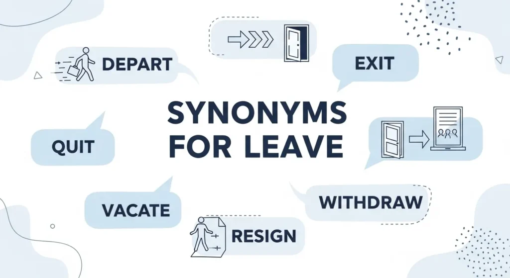 synonyms for leave