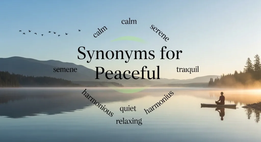 synonyms for peaceful