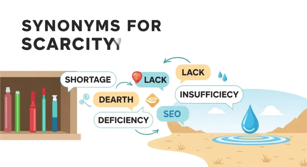 synonyms for scarcity