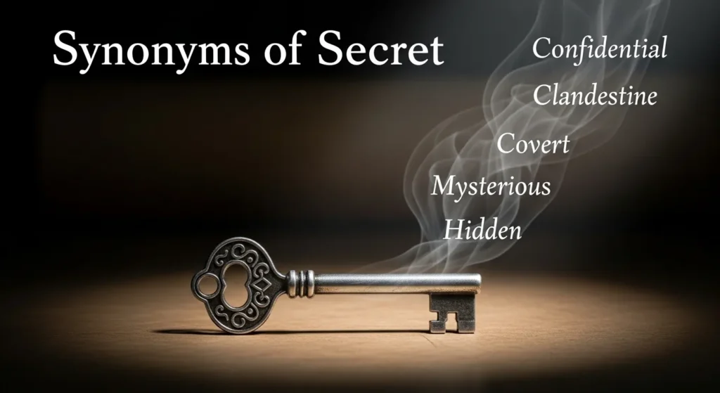 synonyms for secret
