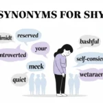 synonyms for shy