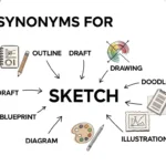 synonyms for sketch