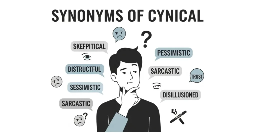 synonyms of cynical