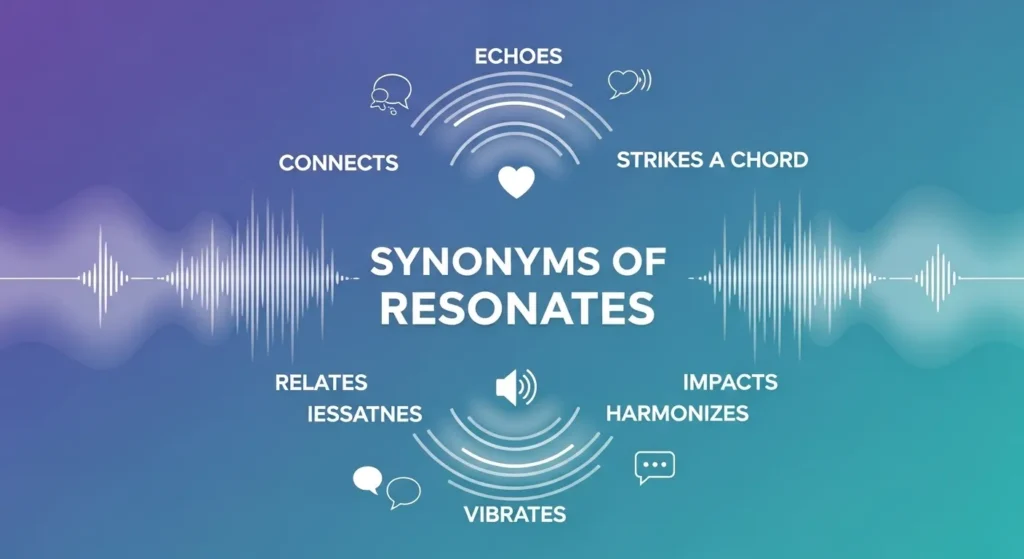 synonyms of resonates