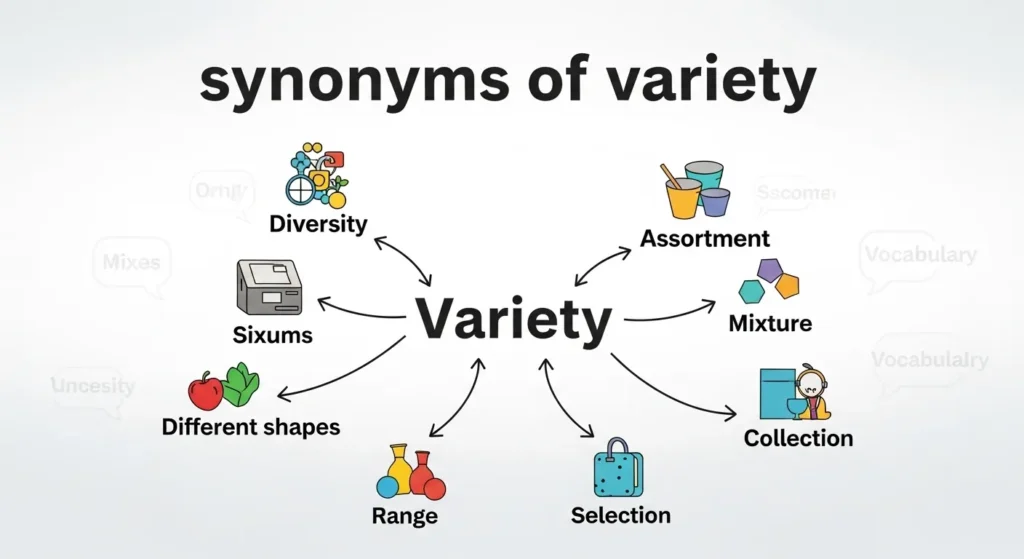 synonyms of variety