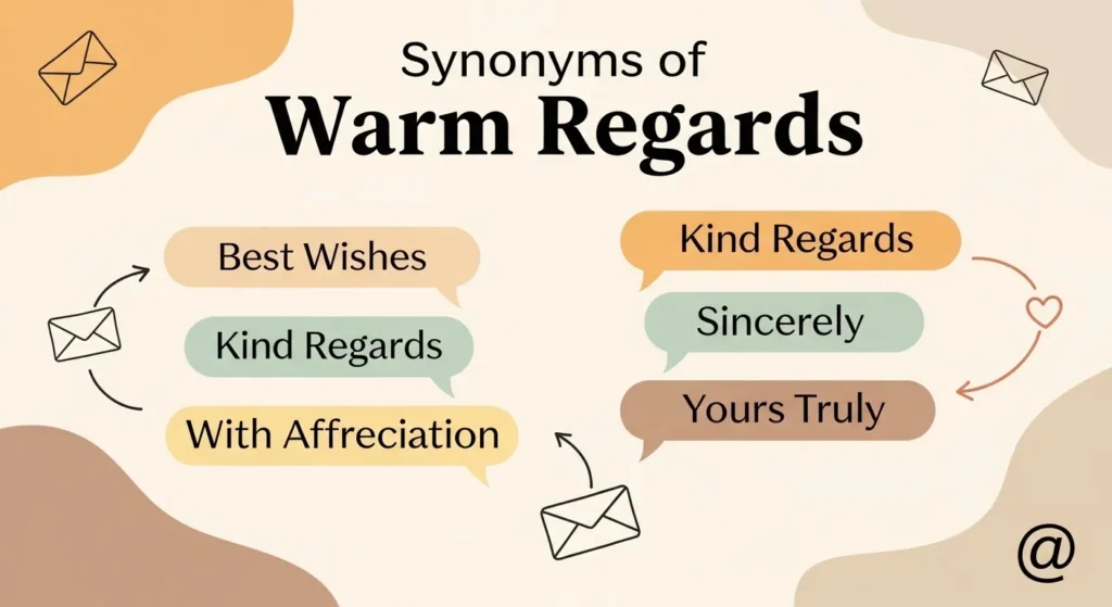 synonyms of warm regards
