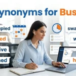 synonyms for busy