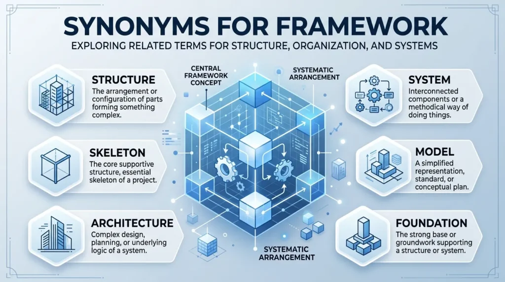 synonyms for framework