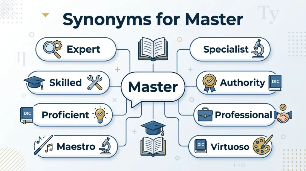 synonyms for master