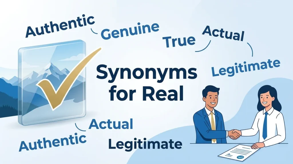 synonyms for real