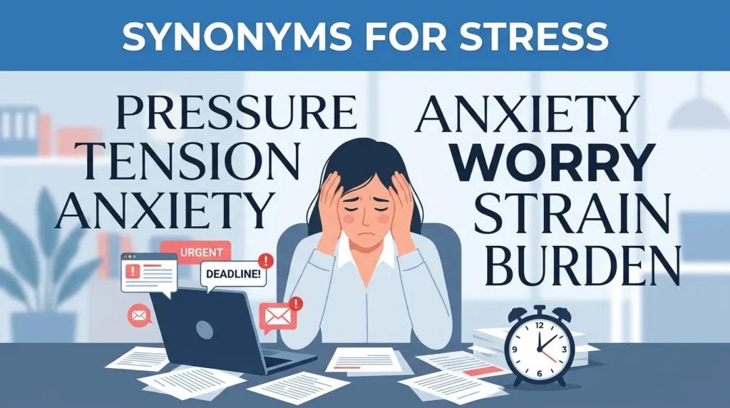 synonyms for stress