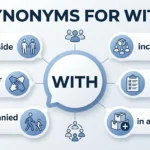 synonyms for with