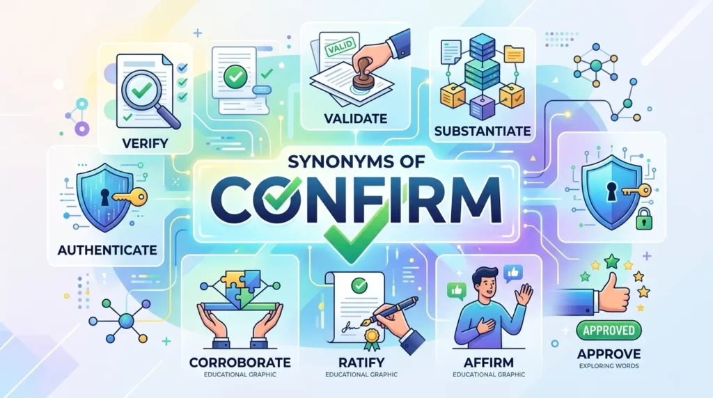 synonyms of confirm