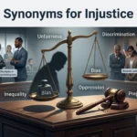 synonyms for injustice