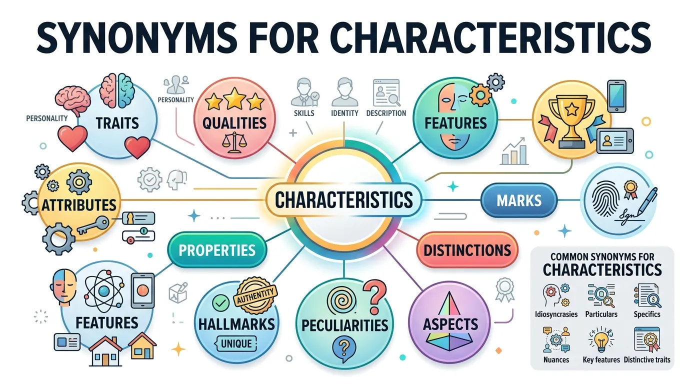 synonyms for characteristics