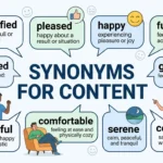 synonyms for content